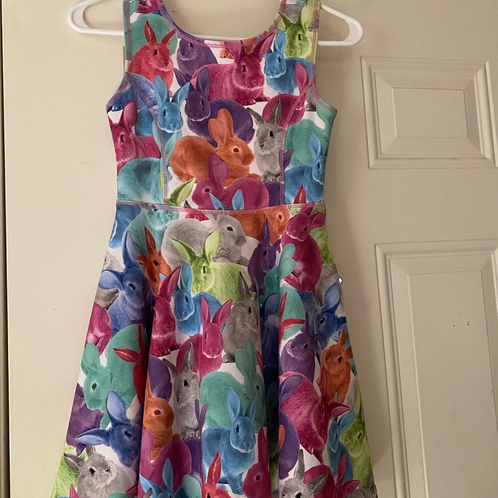 Bunny Print dress perfect for Easter